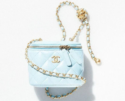 "CC" Mini Vanity Blau