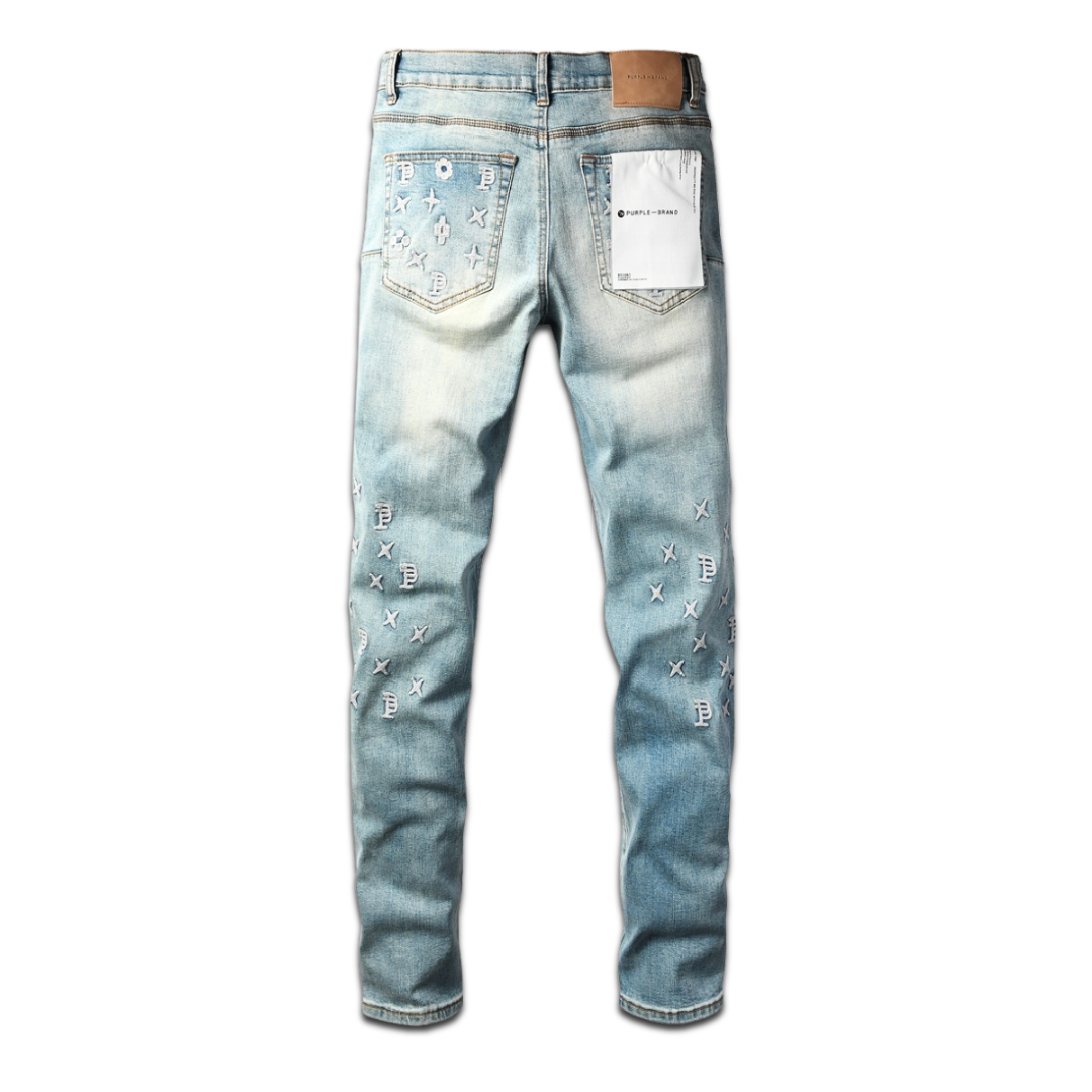Purple Gradient Blue Jeans