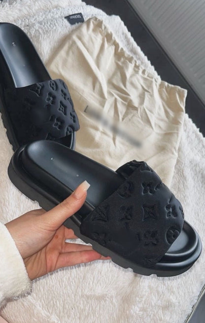LV Sandalen Schwarz