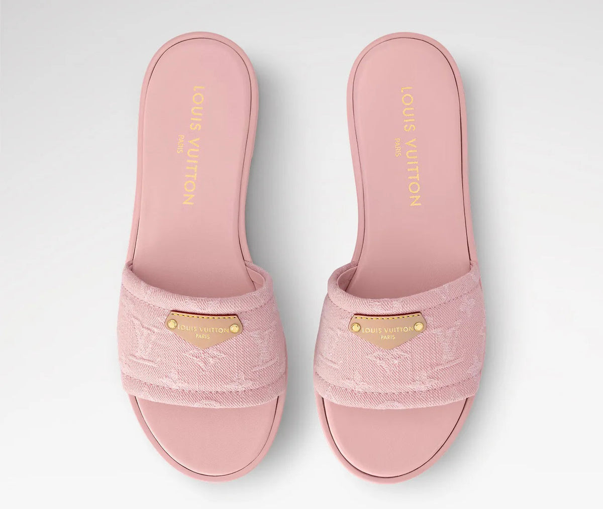 "LV" Denim Sandals