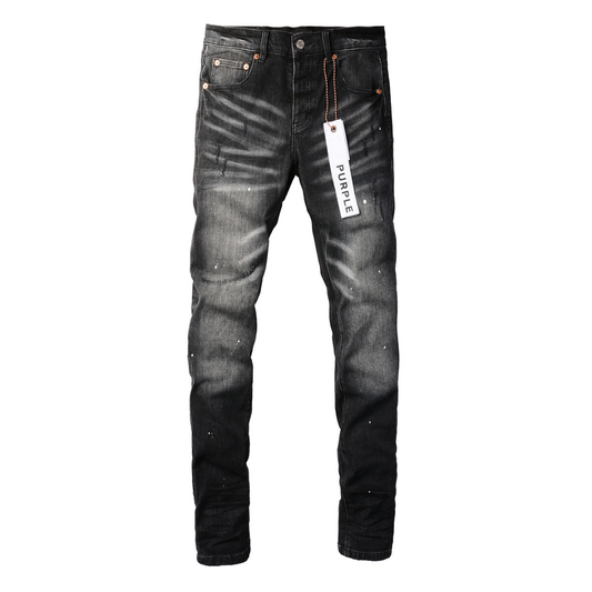 Purple Black Jeans