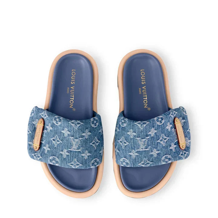 "LV" Sandalen Schwarz