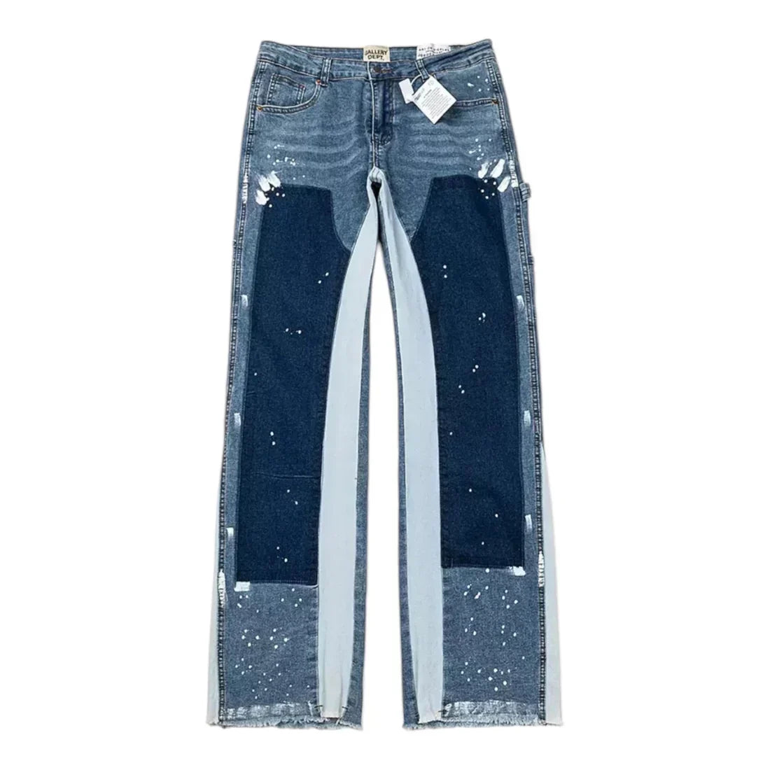 "Blue Patch" Flared Denim