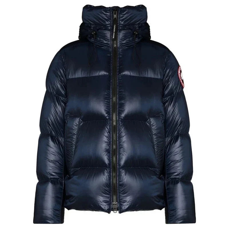 "Goose" Shiny Puffer Blue