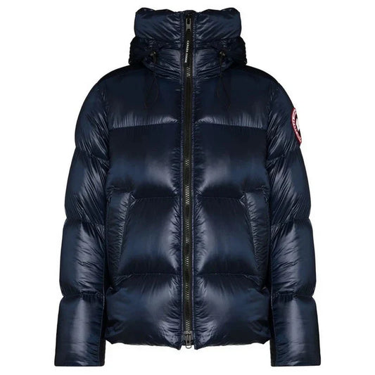"Goose" Shiny Puffer Blue