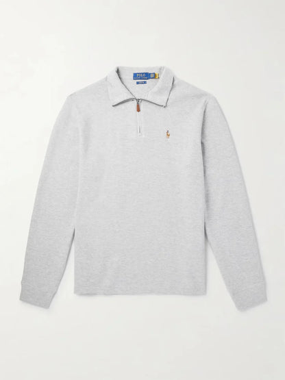 "RL" Halfzip Sweater