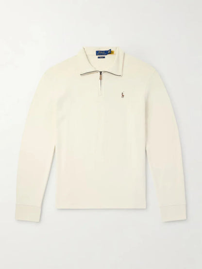 "RL" Halfzip Sweater