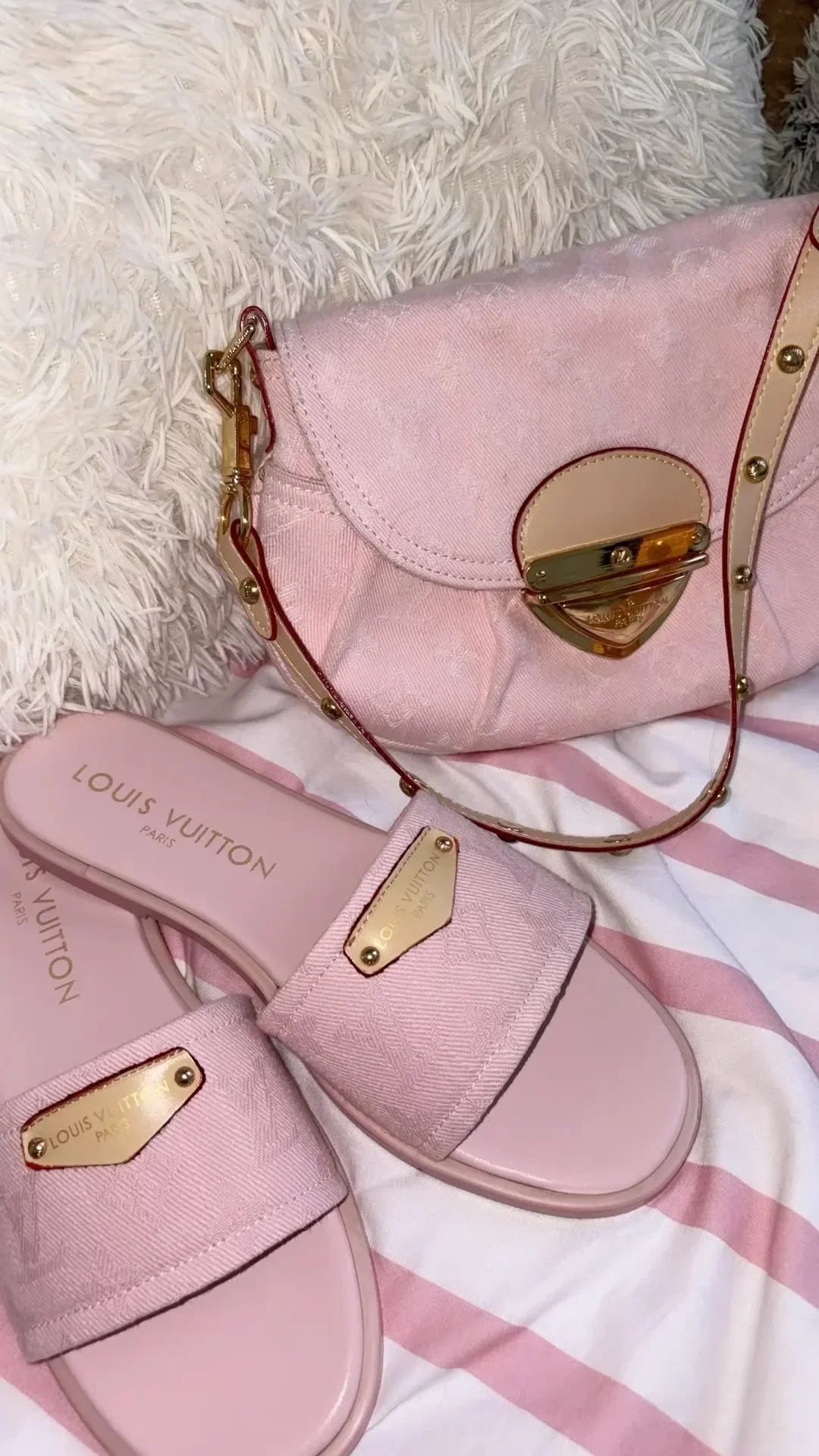 "LV" Sunset Pink Set
