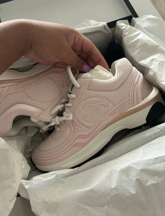 "CC" Pink Trainers