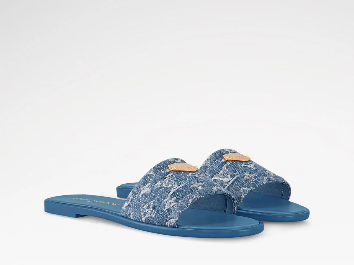"LV" Denim Sandals