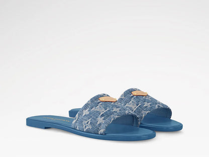 "LV" Denim Sandals