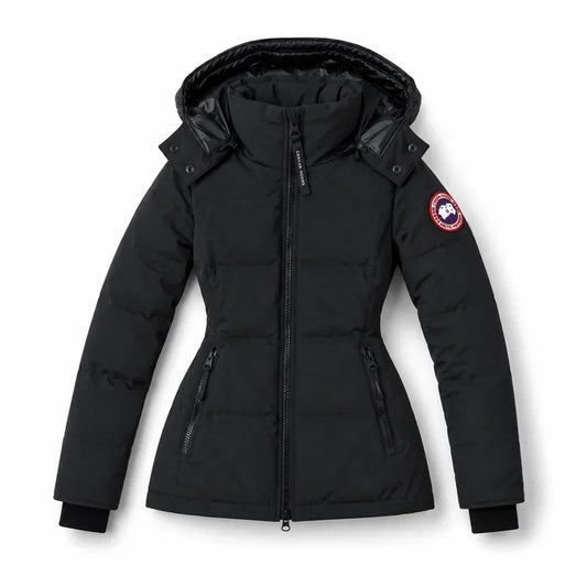 CLARA BLACK JACKET WITHOUT FUR
