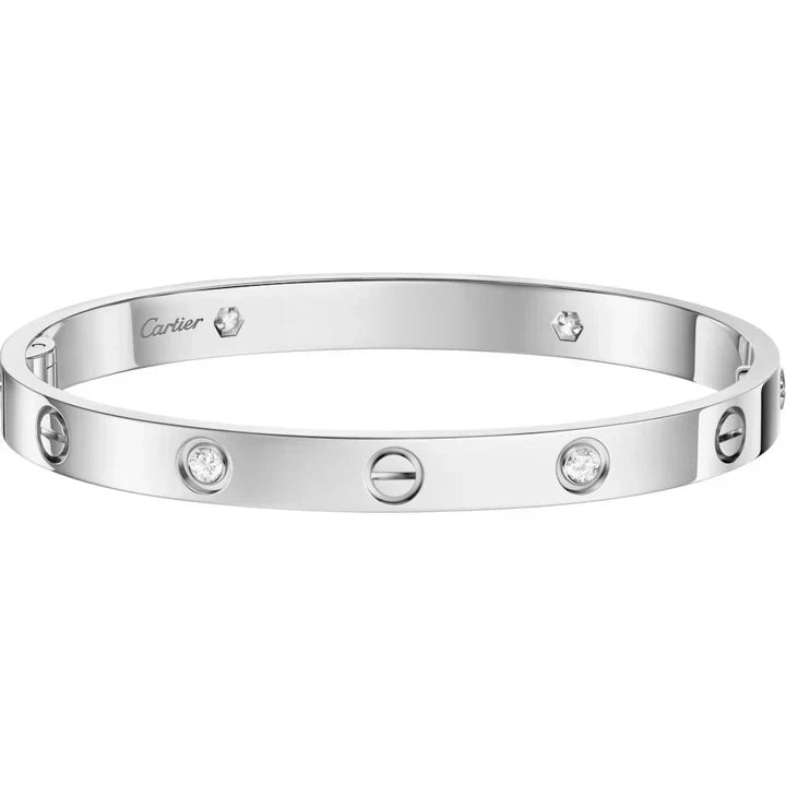 "CC" Armreif Silber