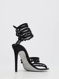 "RENE" Heels mit Steinen