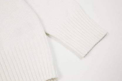"Heart" Sweater White (UNISEX)