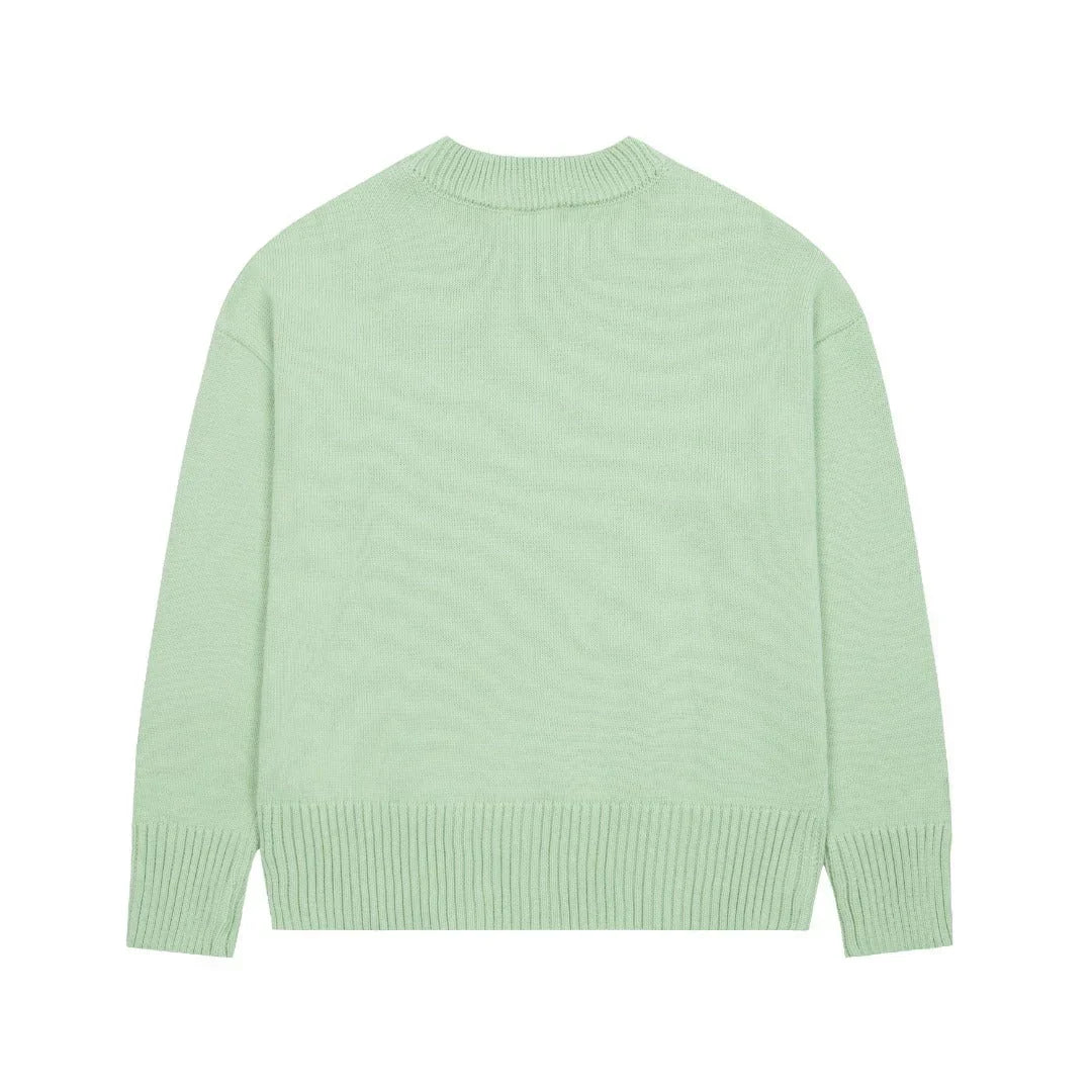 "Heart" Sweater Mint (UNISEX)