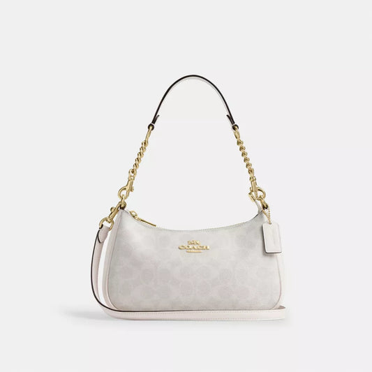 "COAH" Teri Mini Bag White